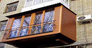 Внешняя отделка балкона Улан-Удэ цена от 1023 руб. м/2.